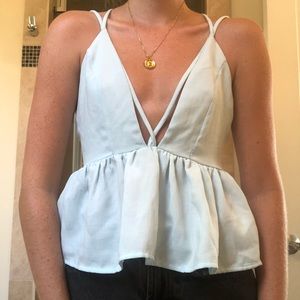 Blue urban outfitters top